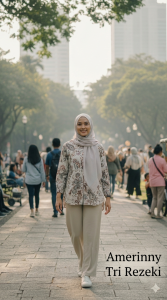 Ilustrasi jalan kaki
