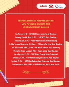 Apresiasi Guru Perempuan Inspiratif 2026