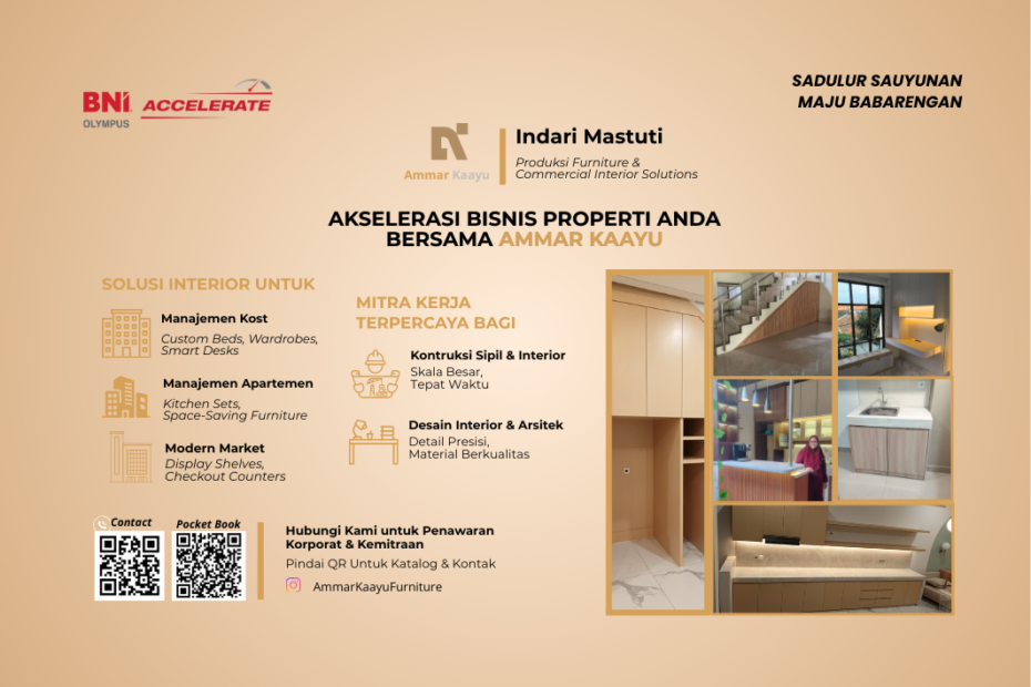 Ammar Kaayu Workshop Furniture Bandung: Furniture dan Commercial Interior Solutions