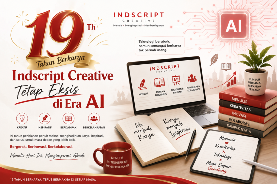 19 Tahun Berkarya, Indscript Creative Tetap Eksis di Era AI