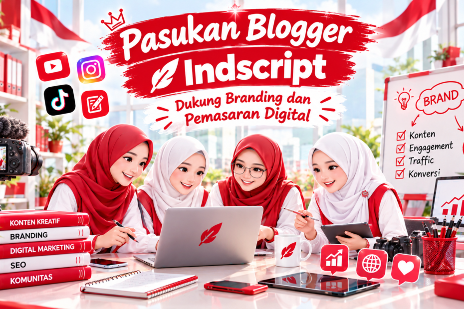 Pasukan Blogger Indscript Dukung Branding dan Pemasaran Digital
